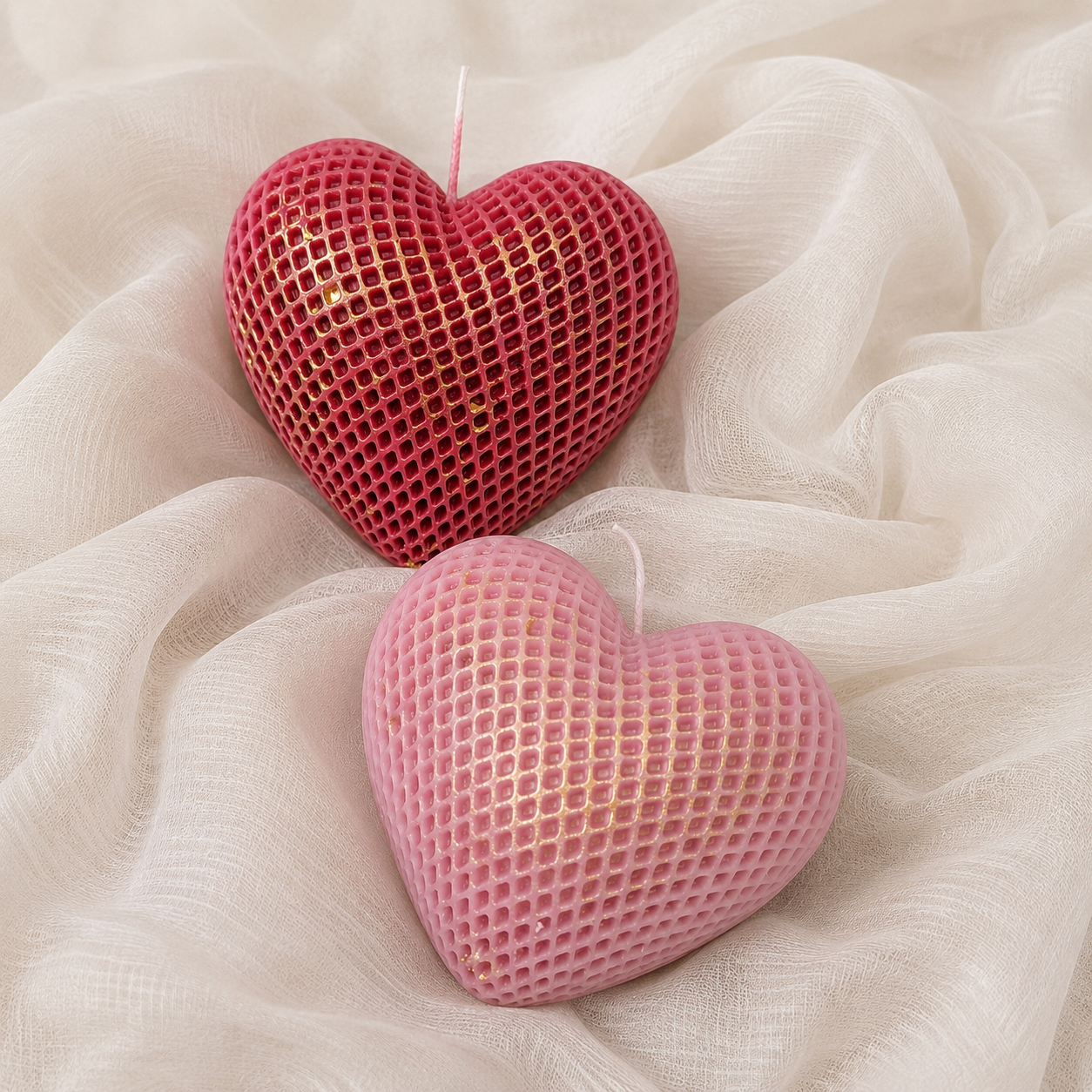 heart candle