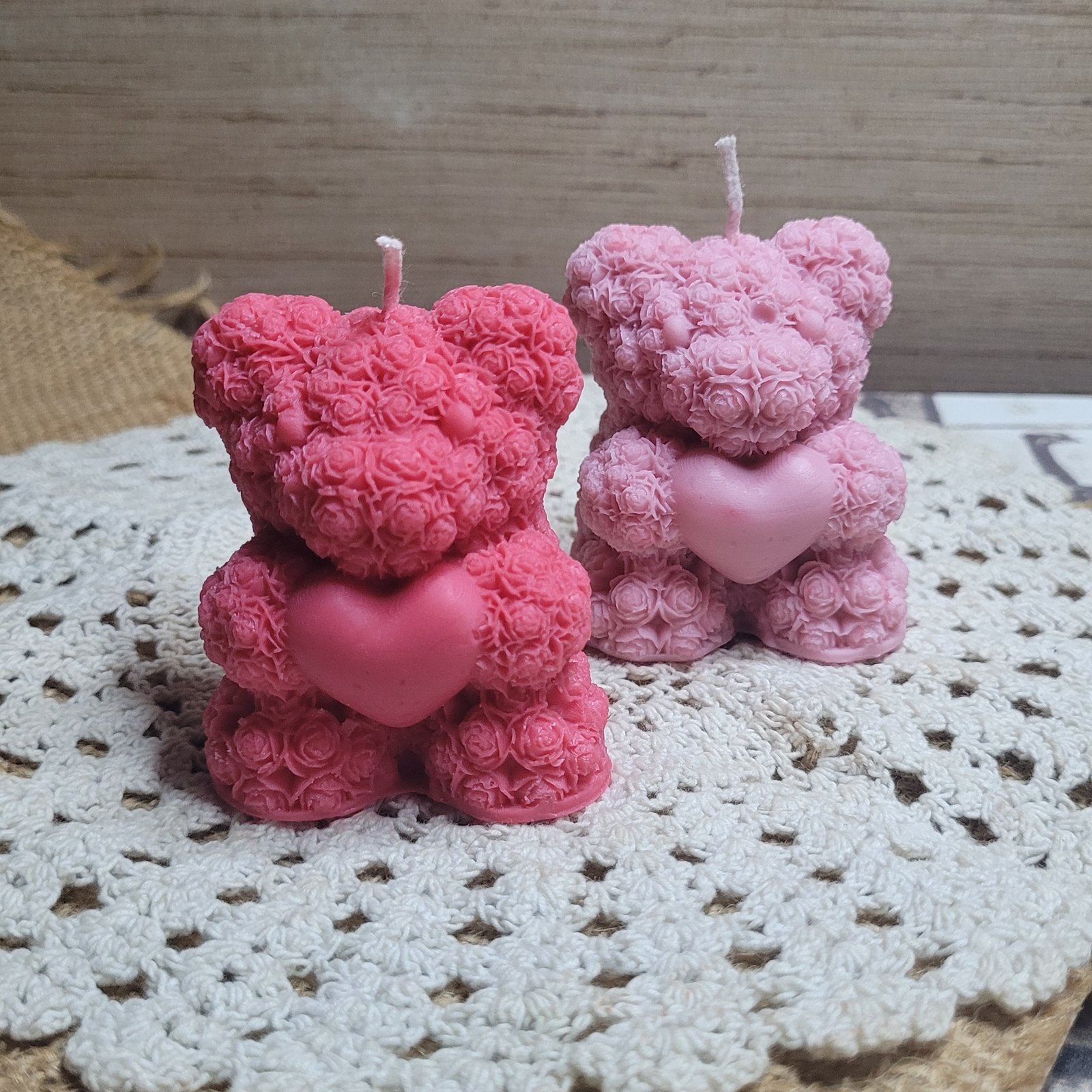 teddy candle